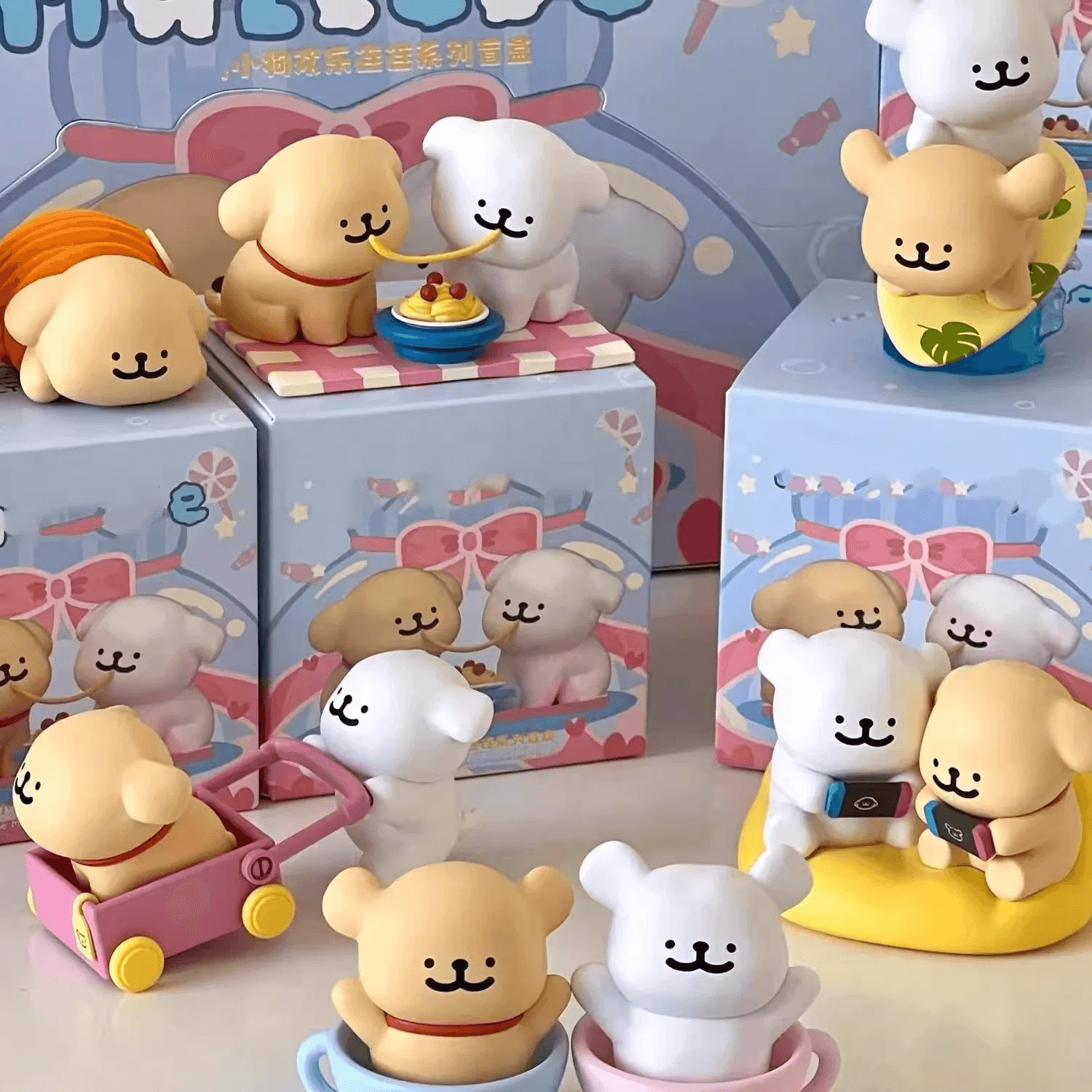 Happy Puppy Series Blind Box Figurine